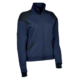 Felpa donna Carolina - taglia M - blu navy/nero - Cofra