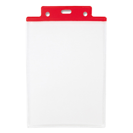 Portanome Pass 6S-P - 10 x 15 cm (A6) - PVC - rosso - Sei Rota - conf. 50 pezzi