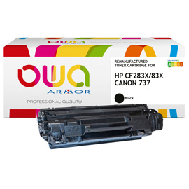 Armor - Toner Compatibile per Canon 737 - Nero - 9435B002 - 2.200 pag