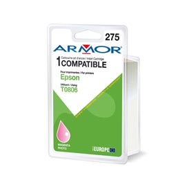 Armor - Cartuccia ink Compatibile  per Epson - Magenta chiaro - T080640 - 9