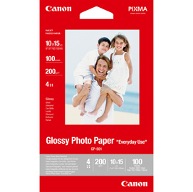 Canon - Carta lucida fotografica GP-501 - 4 x 6" - 100 fogli - 0775B003