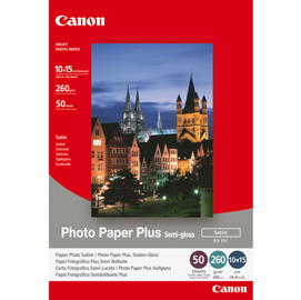 Canon - Carta fotografica semilucida SG-201 Plus - 4 x 6 " - 50 Fogli - 1686B015