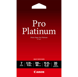 Canon - Carta fotografica PT-101 Pro Platinum - 4 x 6 " - 20 Fogli - 2768B013