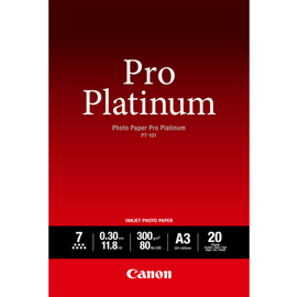 Canon - Carta fotografica Pro Platinum PT-101 - A3 - 20 Fogli - 2768B017