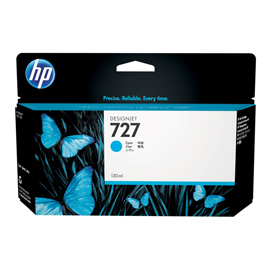 Hp - Cartuccia ink originale - 727 - Ciano - B3P19A - 130ml