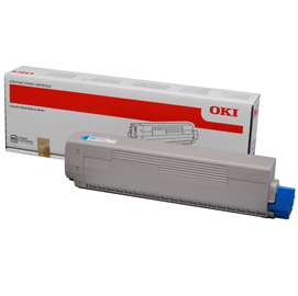 Oki - Toner - Ciano - C822 - 44844615 - 7.300 pag