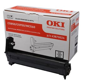 Oki - Tamburo - Nero - C5850/5950 - 43870024 - 20.000 pag