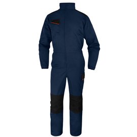 Tuta da lavoro M1CO2 - taglia XXL - twill/poliestere/cotone - blu/arancio - Deltaplus