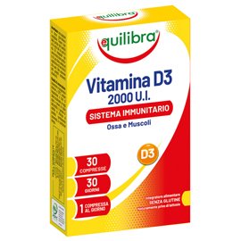 Integratore Vitamina D3 - 2000 UI -  sistema immunitario