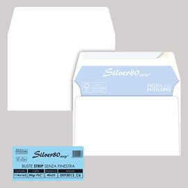 Busta Silver80 Strip FSC® - internografata - senza finestra - 11