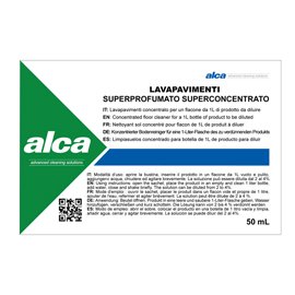 Lavapavimenti Linea Monodose - superprofumato - Alca - bustina da 50 ml