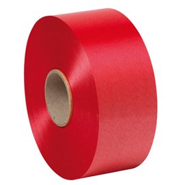 Nastro liscio 6800 - in polipropilene - 50mmx100mt - rosso 07 - Brizzolari