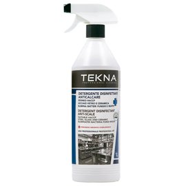 Detergente disinfettante anticalcare - senza profumo - 1 lt - Tekna