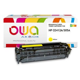 Armor - Toner Compatibile per Hp - Giallo - CE413A - 2.600 pag