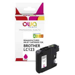 Armor - Cartuccia ink Compatibile  per Brother LC123 - Magenta - K20536OW -10