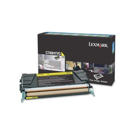 Lexmark - Toner - Giallo - C748H1YG - return program - 10.000pag