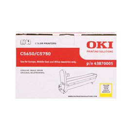 Oki - Tamburo - Giallo - C5650/5750 - 43870005 - 20.000 pag