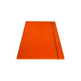 Cartella c/elastico tondo - dorso 1cm - arancio - Starline